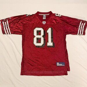 NFL Terrell Owens San Francisco 49ers Reebok 81 Jersey Mens Large
